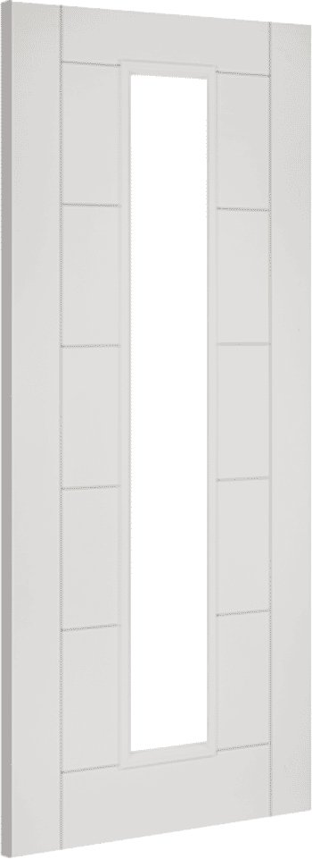 610x1981x44mm (24") Seville White Glazed Fire Door