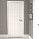 White Primed ladder Fire Door