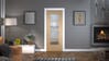 Oak Ladder 4 Lite Clear Glazed Fire Door