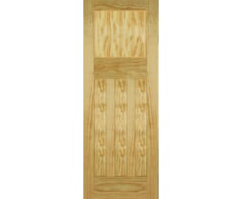 762x1981x44mm (30") Pine 1930 4 Panel Fire Door