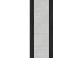 426x2040x54mm Deanta Architectural Flush Light Grey Ash with Dark Grey Edges - Prefinished FD60 Fire Door
