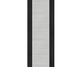 1981 x 610 x 54mm Deanta Architectural Flush Light Grey Ash with Dark Grey Edges - Prefinished FD60 Fire Door