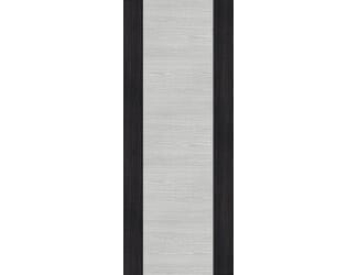 Architectural Flush Light Grey Ash with Dark Grey Edges - Prefinished FD60 Fire Door Blank