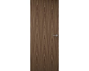 Vertical Portfolio Prefinished Walnut Flush FD60 Fire Door Blank