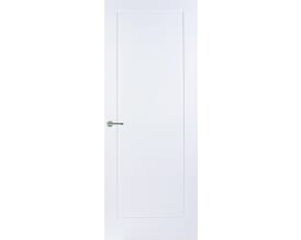 White Moulded Smooth 1 Panel FD60 Fire Door by Premdor