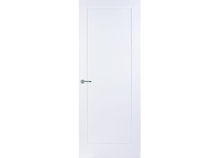 White Moulded Smooth 1 Panel FD60 Fire Door