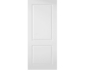 1981 x 686 x 54mm Premdor White Moulded Smooth 2 Panel FD60 Fire Door