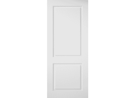 White Moulded Smooth 2 Panel FD60 Fire Door