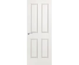 1981 x 686 x 54mm Premdor White Moulded Smooth 4 Panel FD60 Fire Door