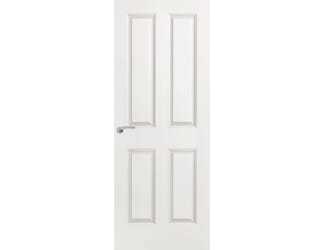 Premdor White Moulded Smooth 4 Panel FD60 Fire Door