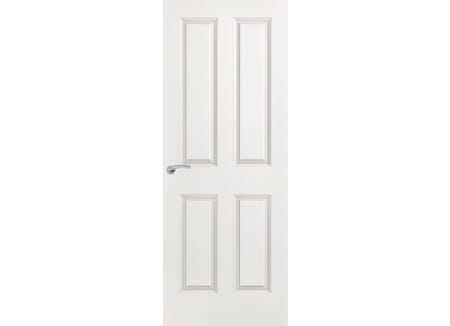 White Moulded Smooth 4 Panel FD60 Fire Door