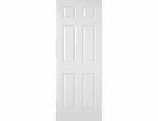 Premdor White Moulded Textured 6 Panel FD60 Fire Door