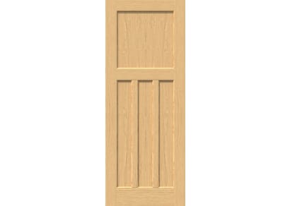 DX 30s Style Oak Fire Door