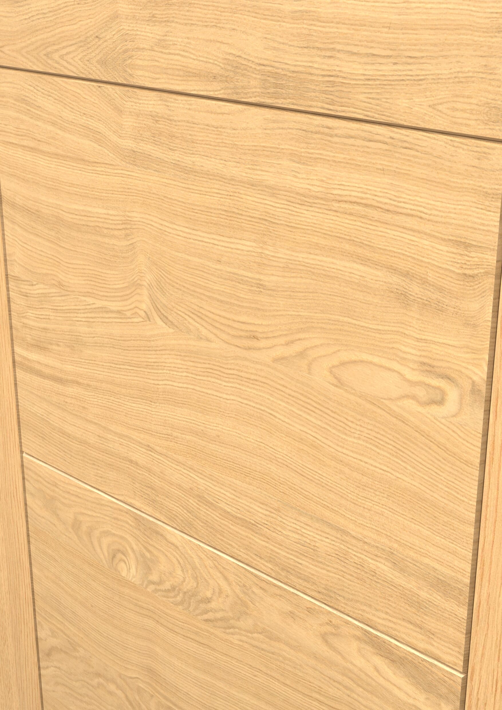 610x1981x44mm (24") Iseo Oak - Prefinished Fire Door