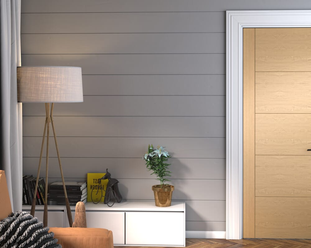 762x1981x44mm (30") Iseo Oak - Prefinished Fire Door