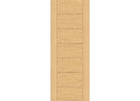 1981mm x 686mm x 44mm (27") FD30 Modern 7P Oak Door