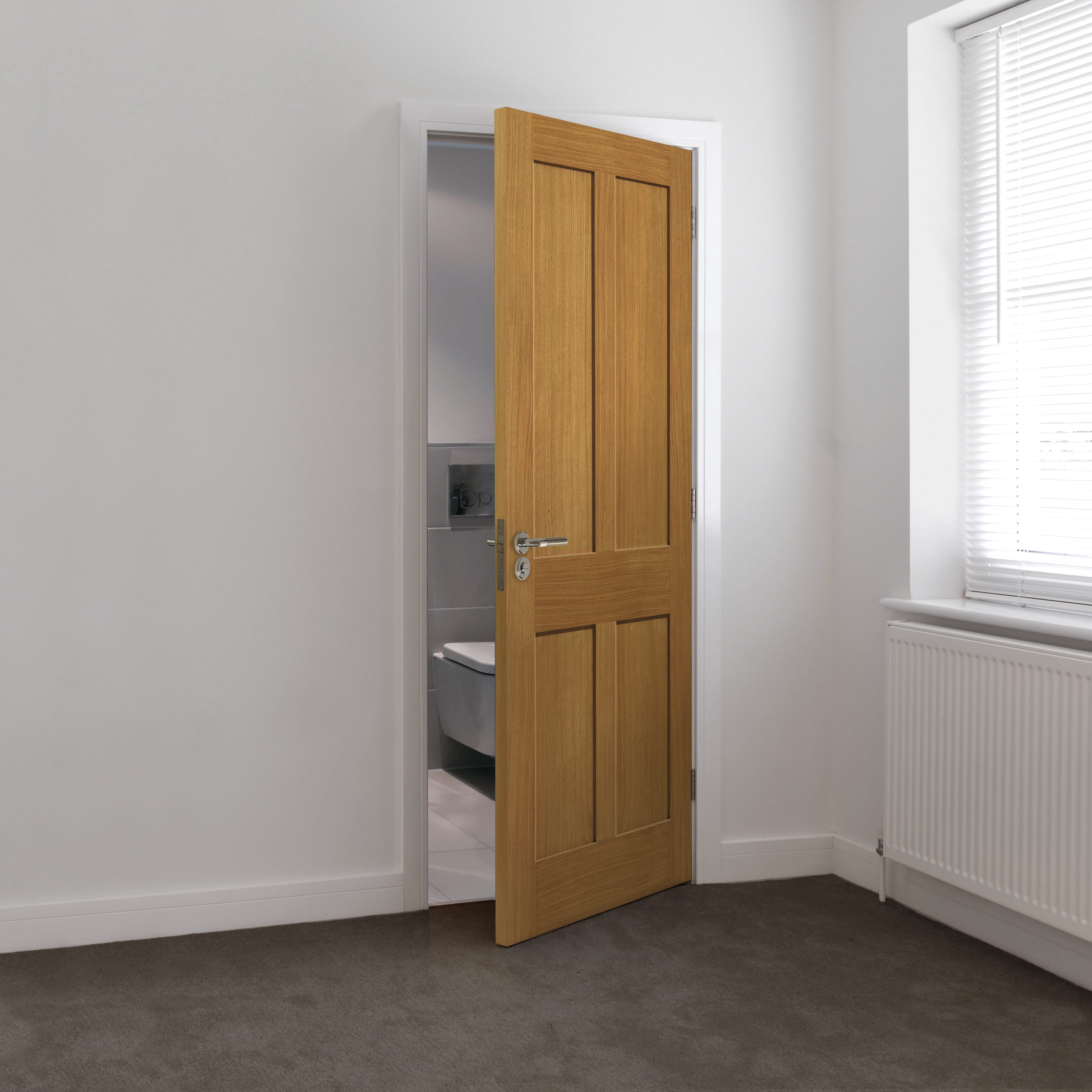 1981mm x 686mm x 44mm (27") FD30 Oak Rushmore Door