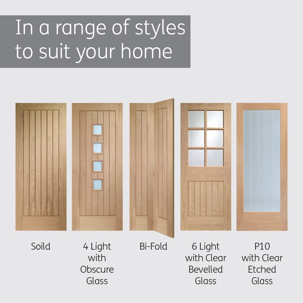 Suffolk Oak - Prefinished Fire Door