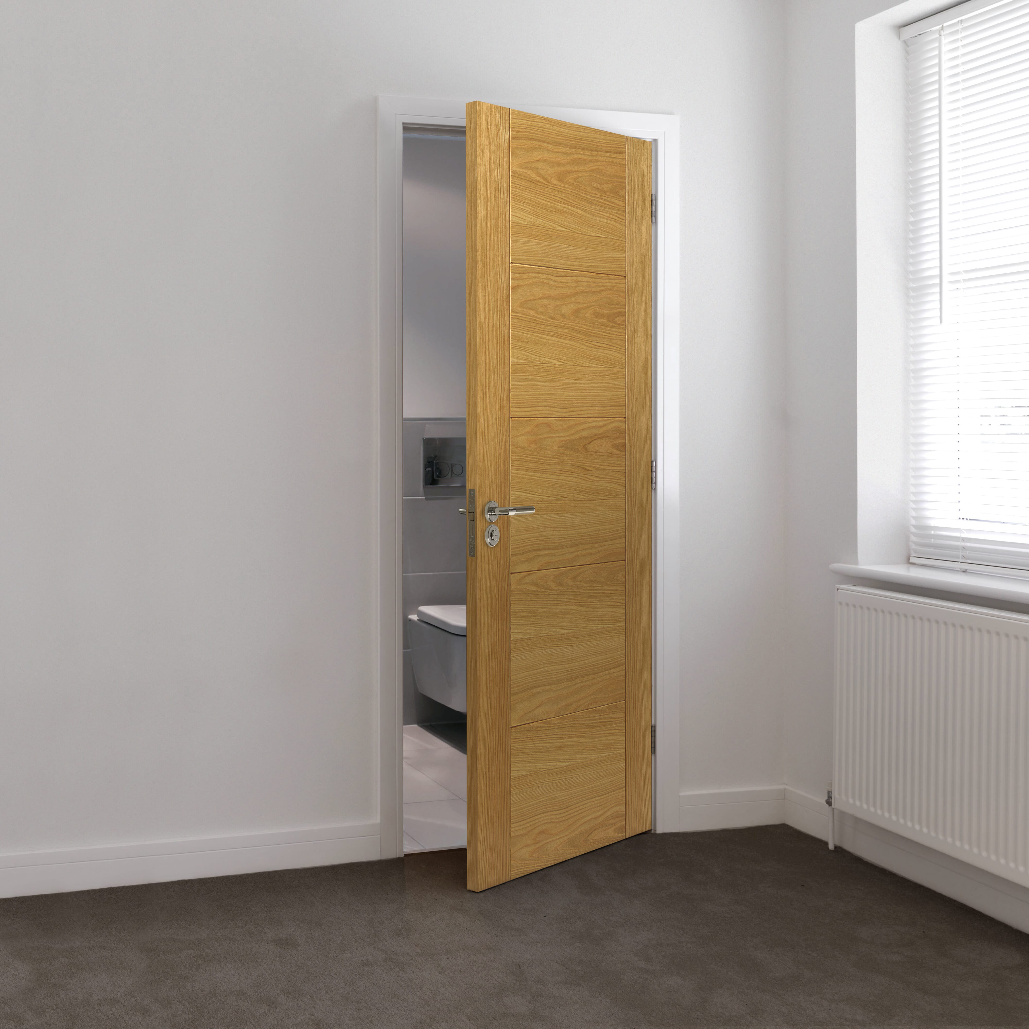 Tigris Oak Prefinished Fire Door at Vivid Doors