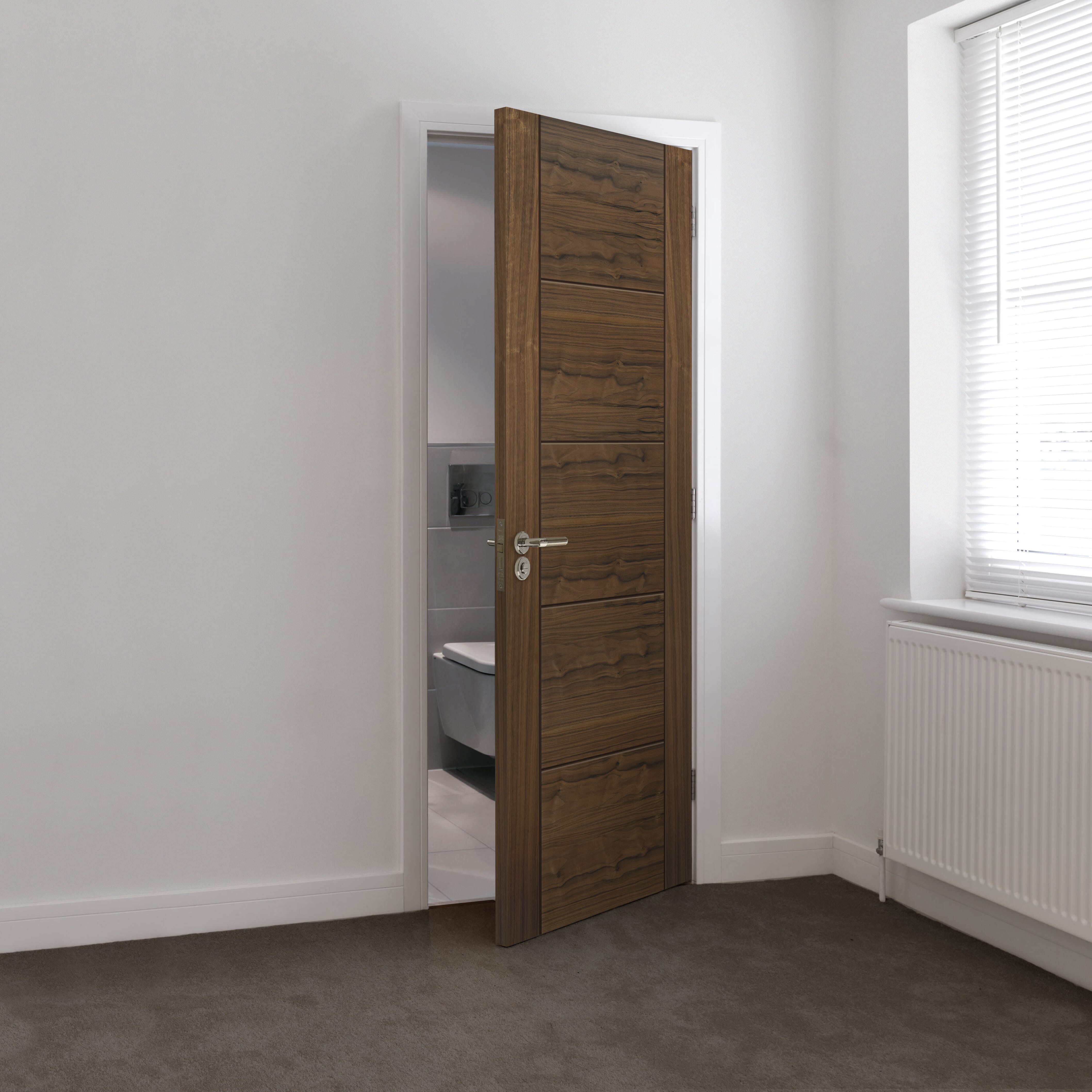 Tigris Walnut Fire Door