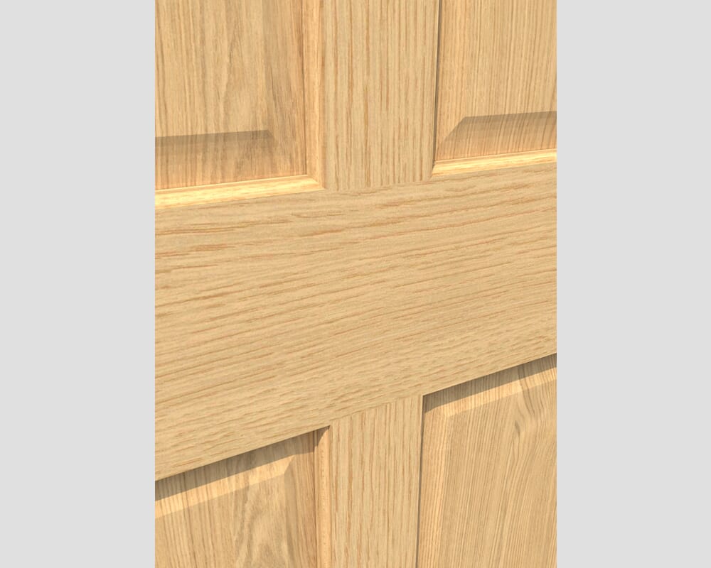 1981mm x 762mm x 44mm (30") FD30 Traditional Victorian Oak 4 Panel Door