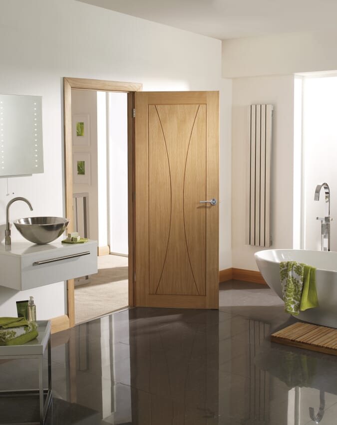 826x2040x44mm Verona Oak Fire Door