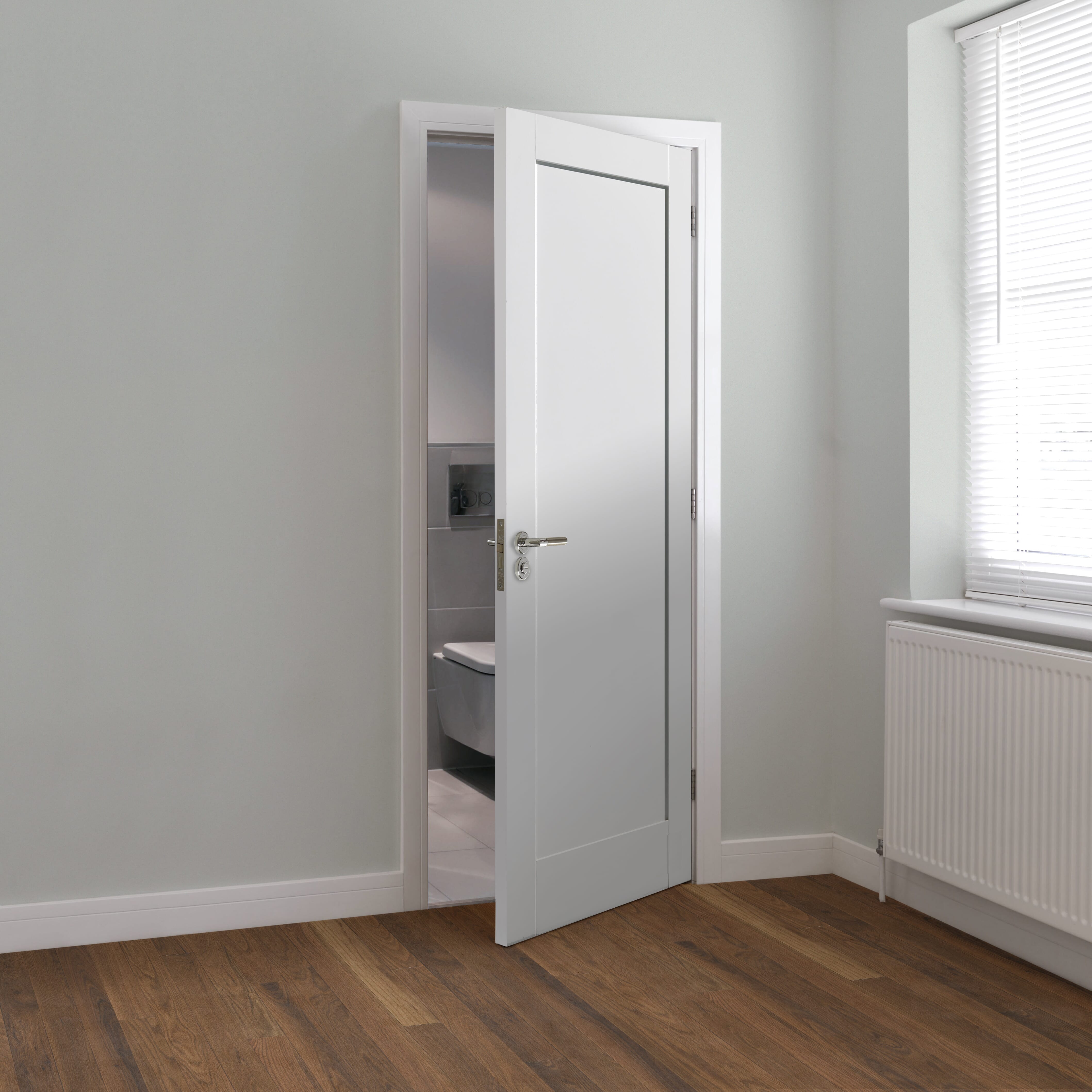 1981mm x 762mm x 44mm (30") FD30 White Antigua Door