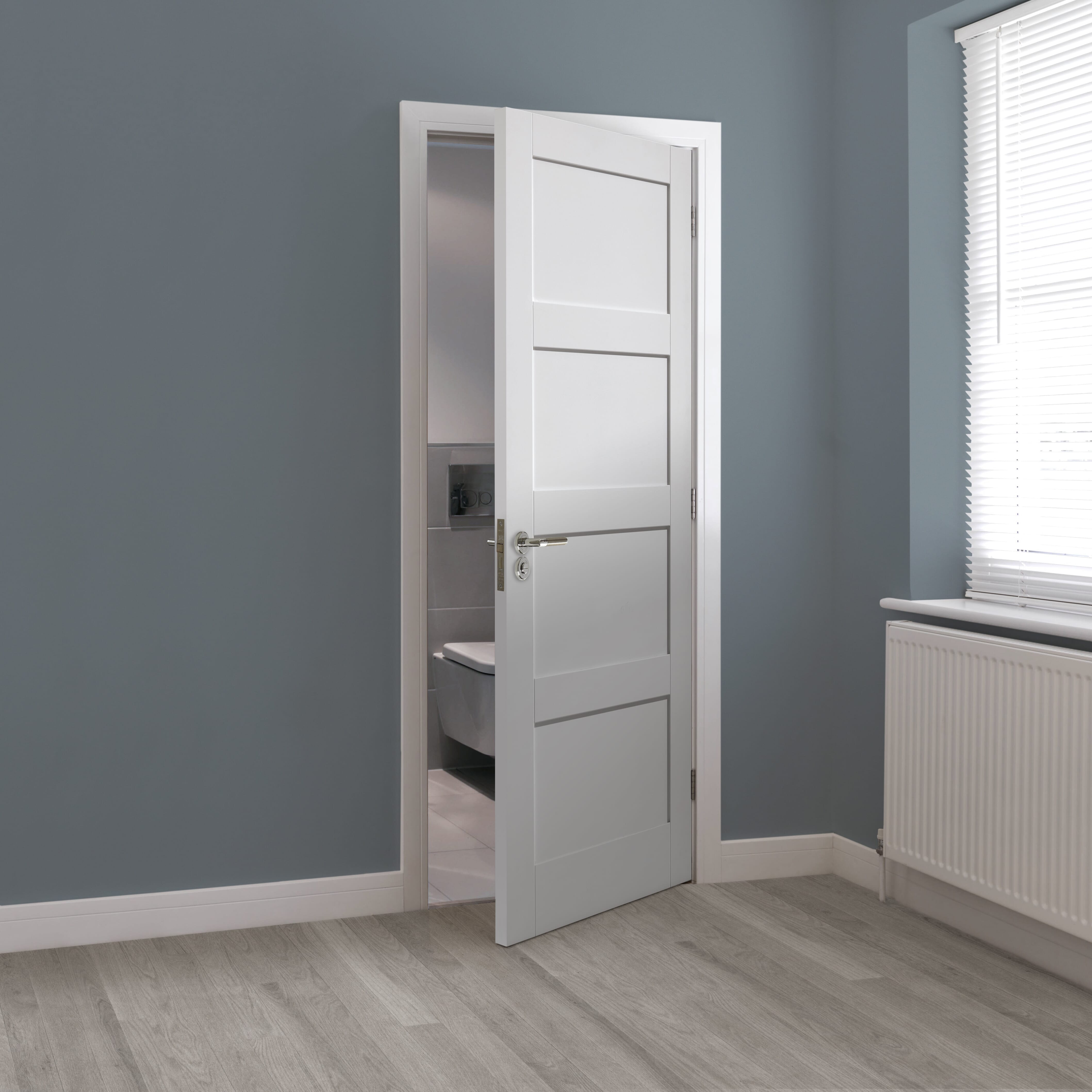 White Montserrat Fire Door