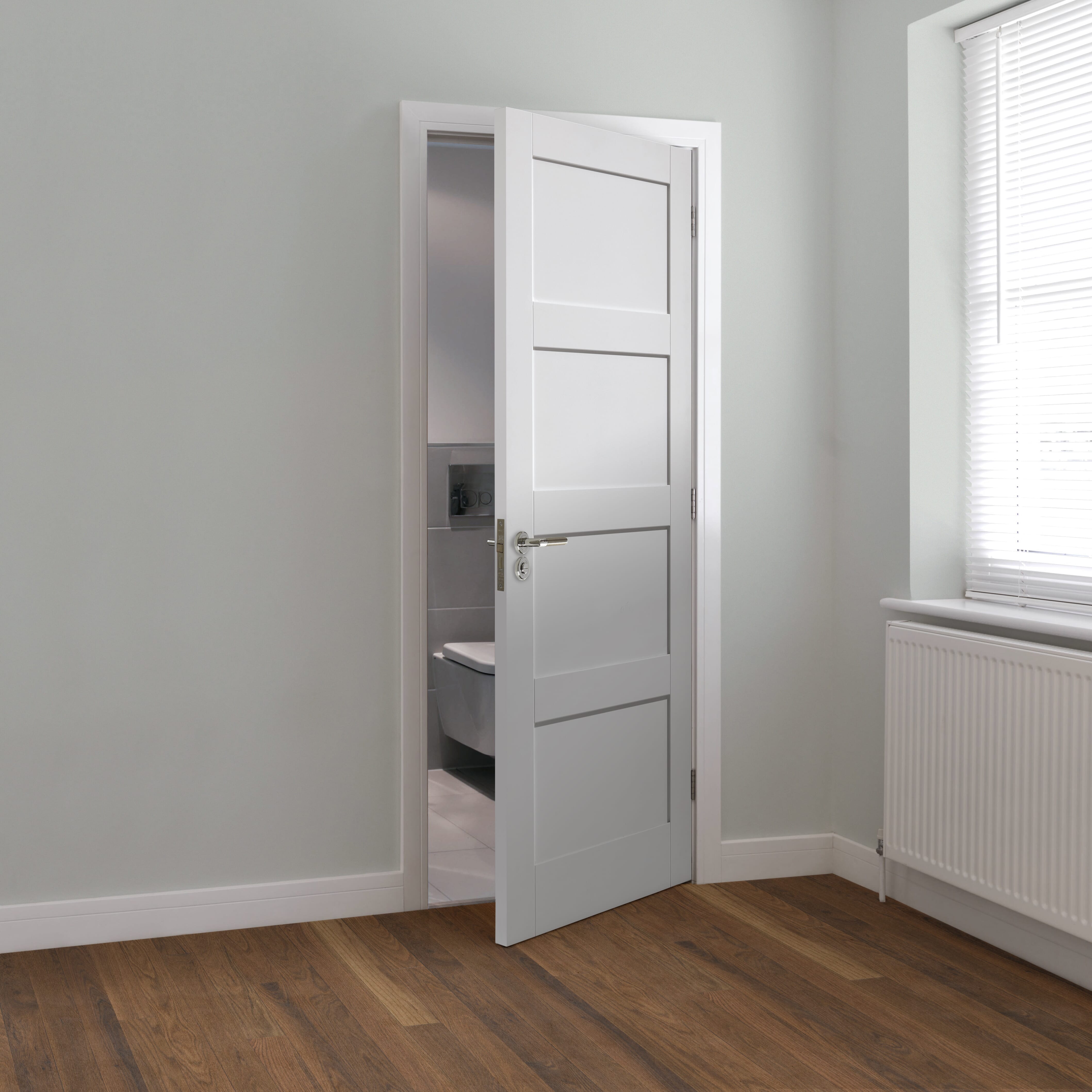 White Montserrat Fire Door