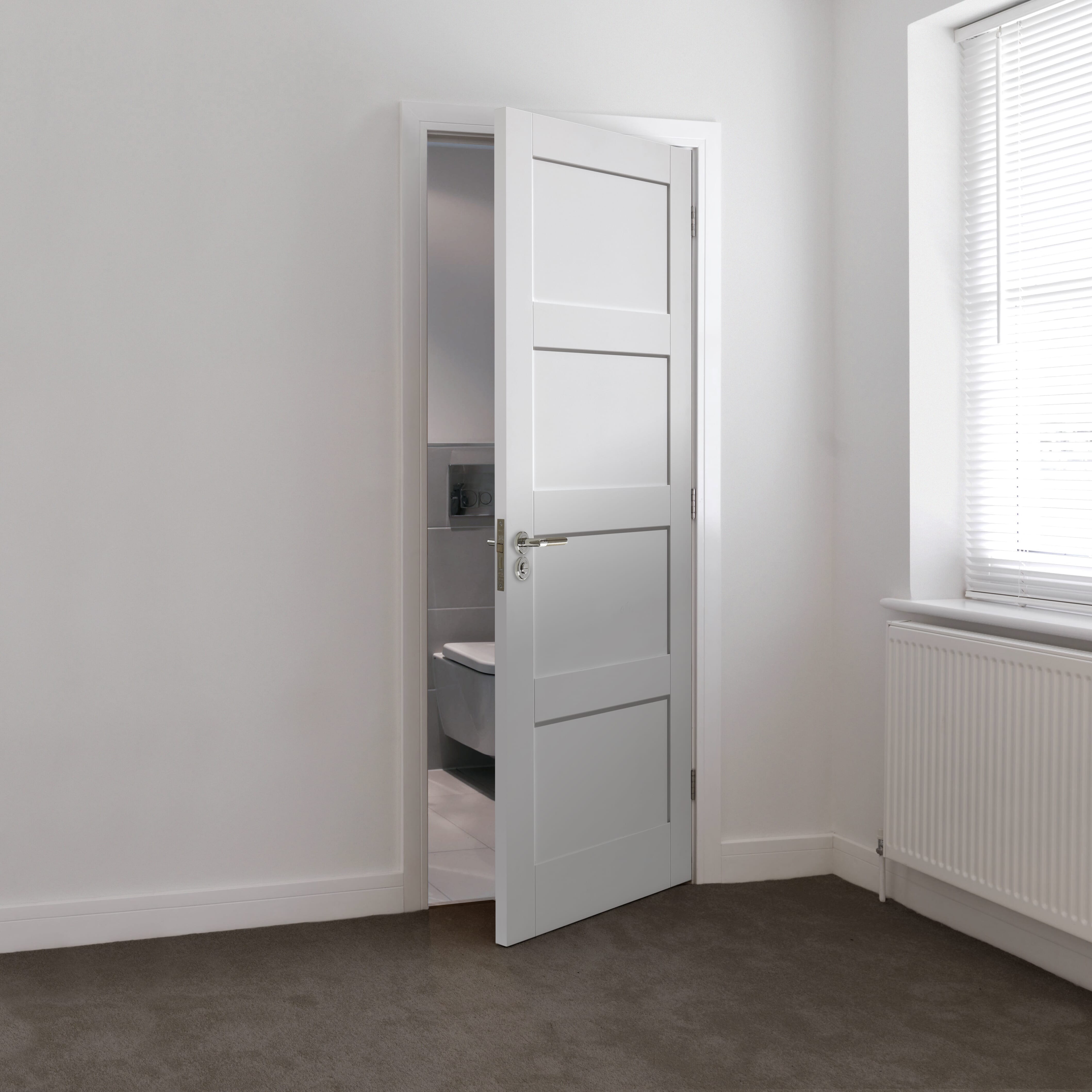 White Montserrat Fire Door