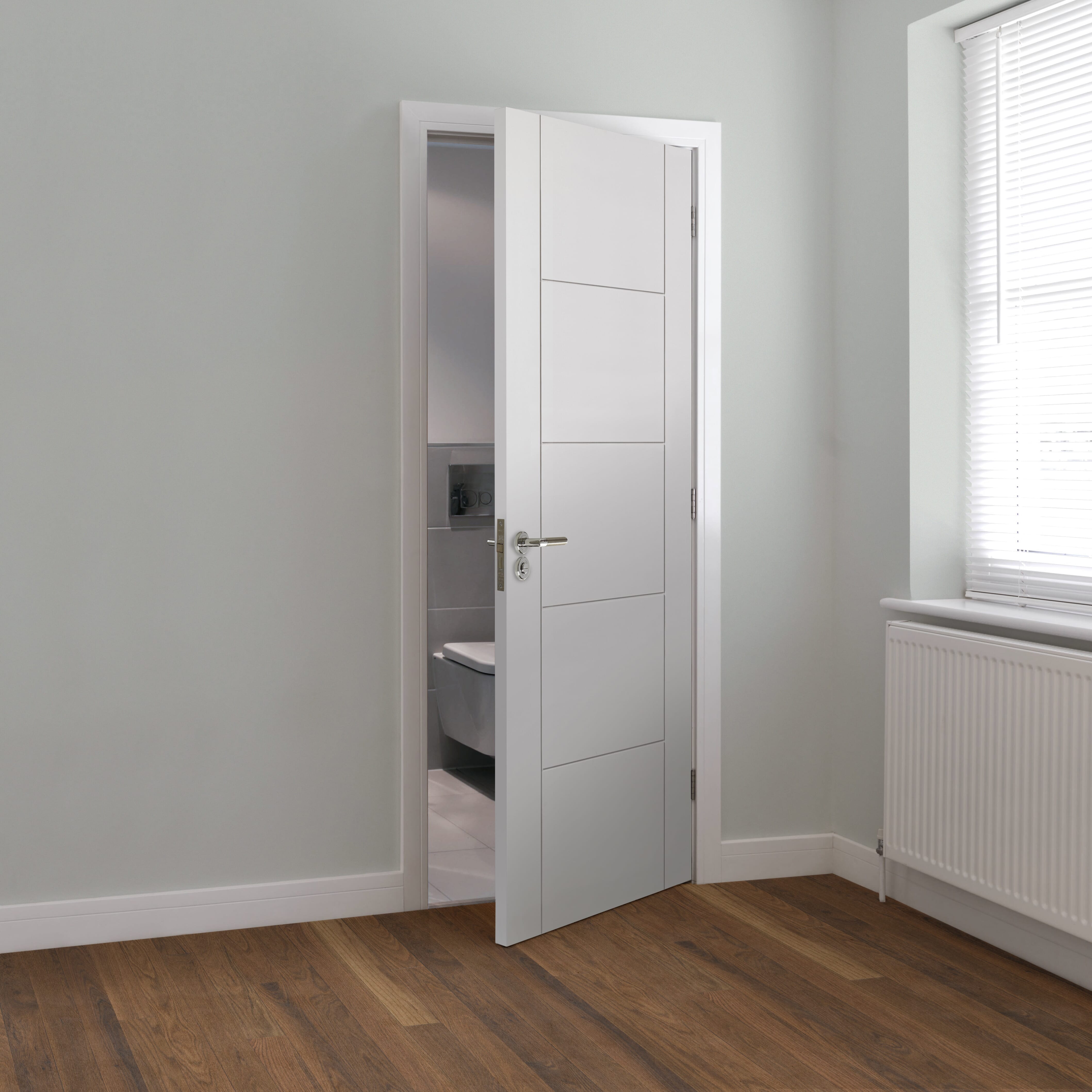 1981 x 838 x 44mm (33") White Tigris  FD30 Fire Door