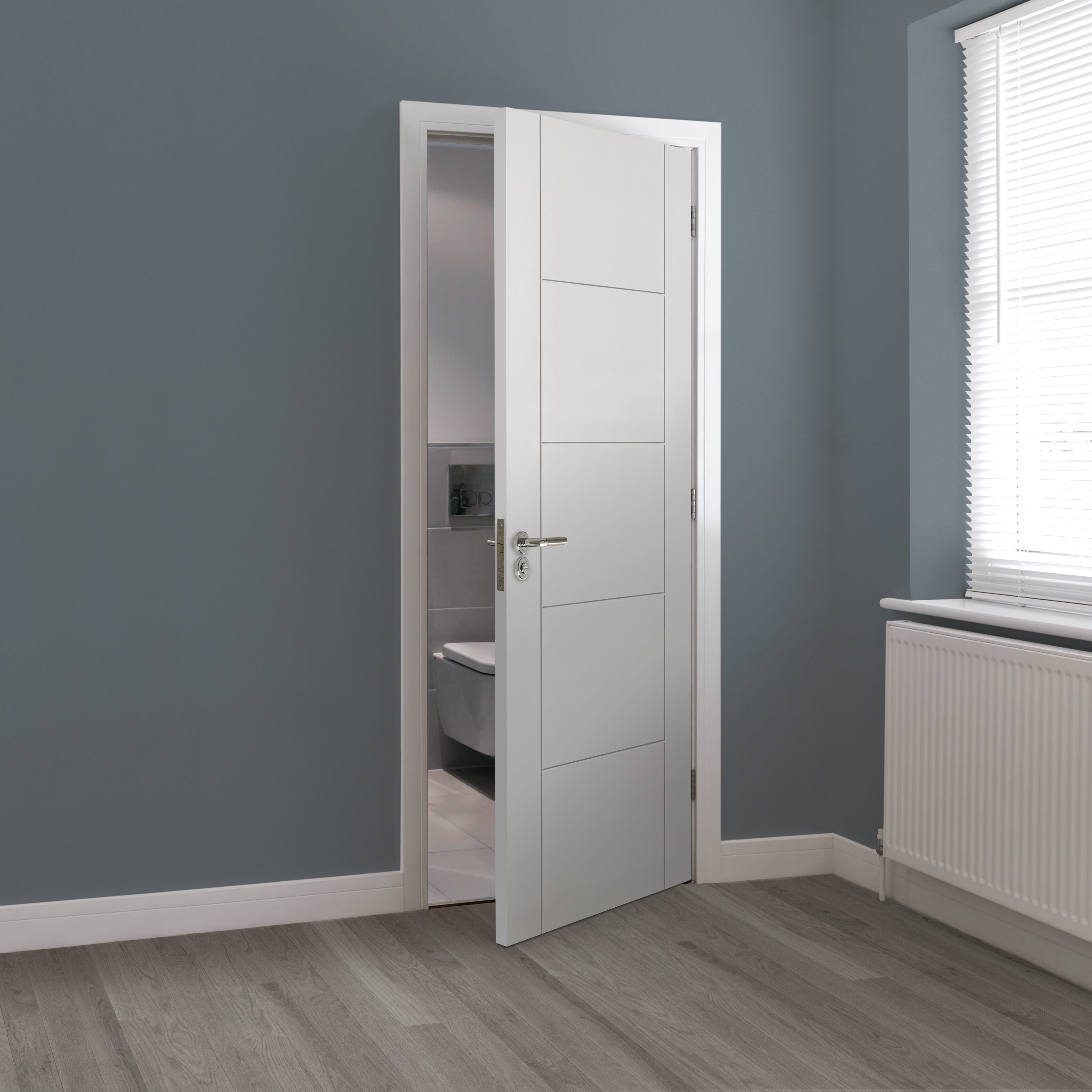 1981 x 838 x 44mm (33") White Tigris  FD30 Fire Door