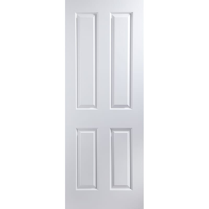 White Atherton 4P Fire Door