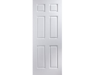 White Bostonian 6P Fire Door