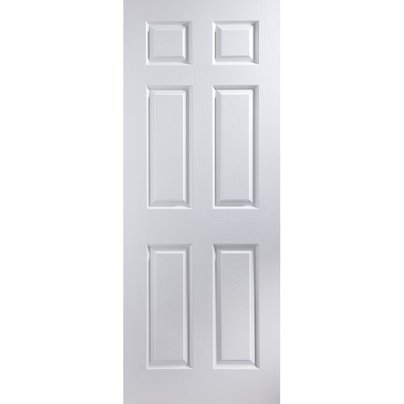 White Bostonian 6P 35mm Fire Door