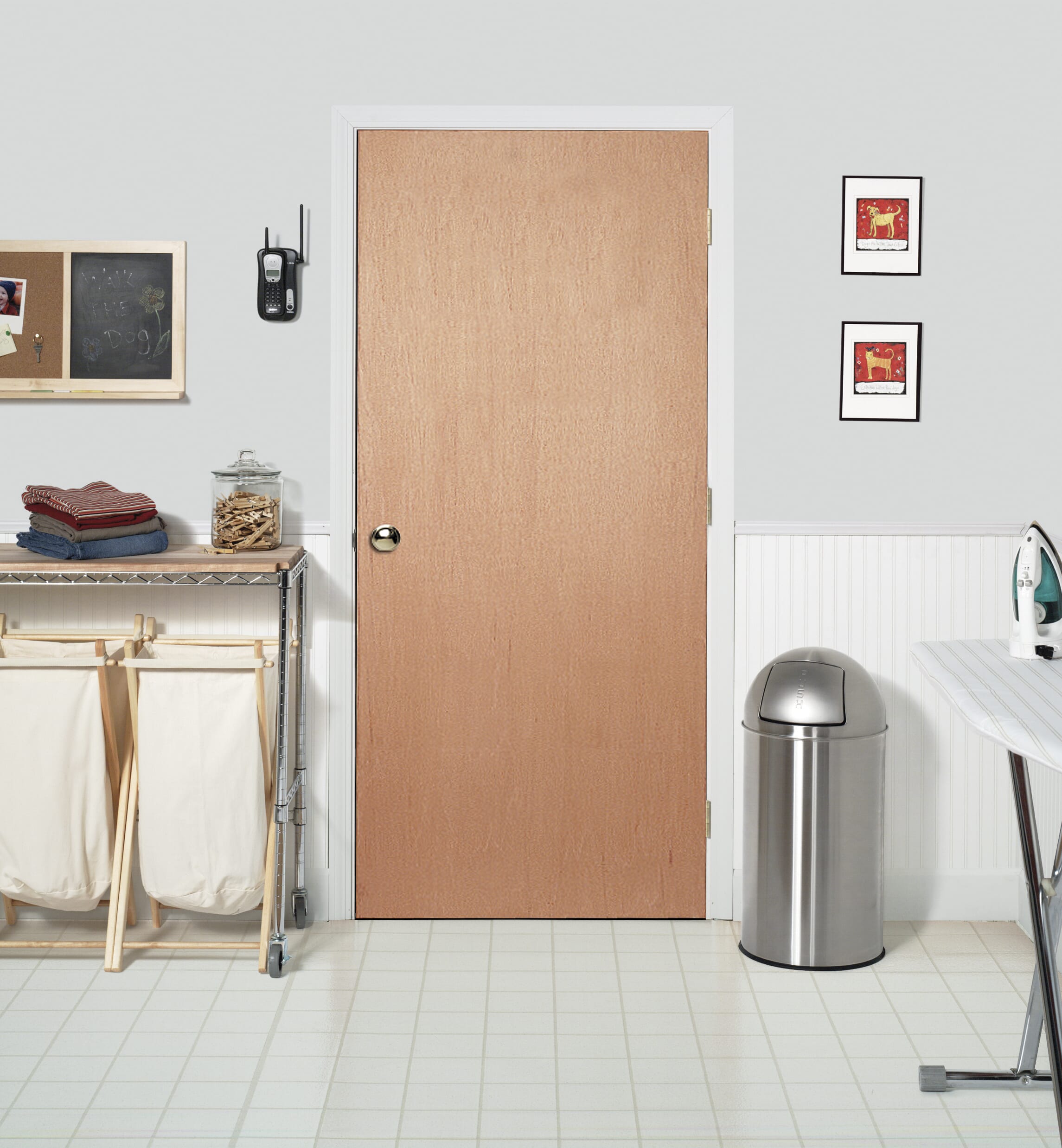 1981 x 686 x 44mm Paint Grade Ply Fire Door by Jeld-Wen