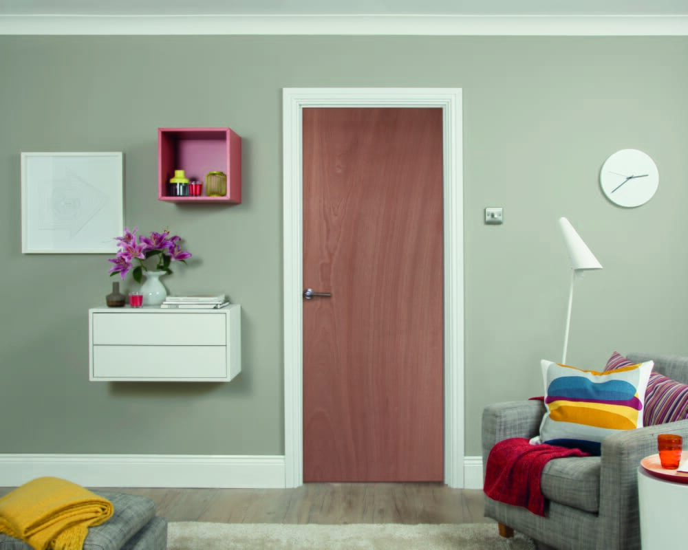 1981 x 686 x 44mm Paint Grade Ply Fire Door by Jeld-Wen