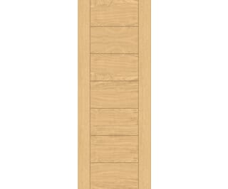 Modern 7 Panel Oak - Prefinished Fire Doors