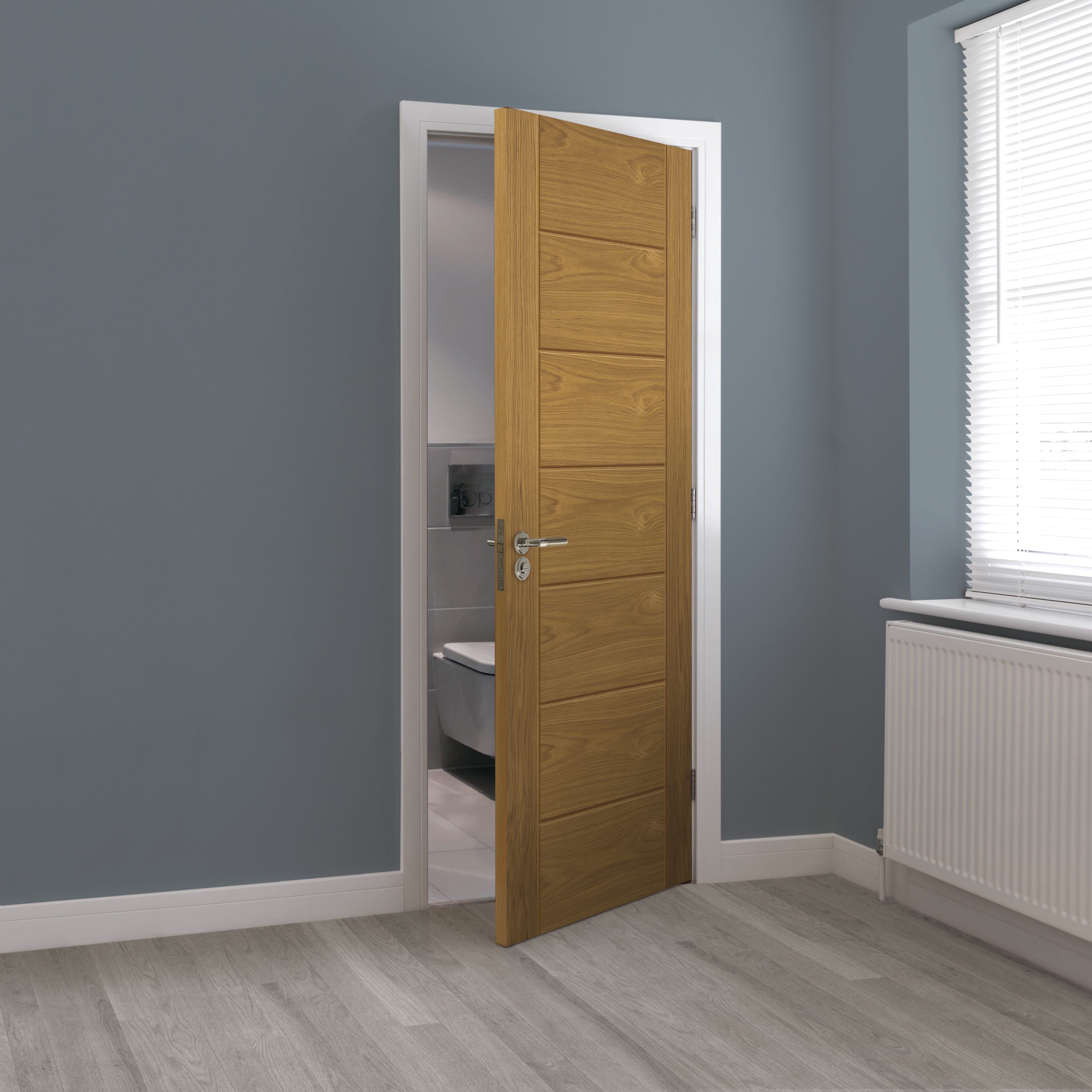 1981 x 838 x 44mm Palomino Oak Fire Door
