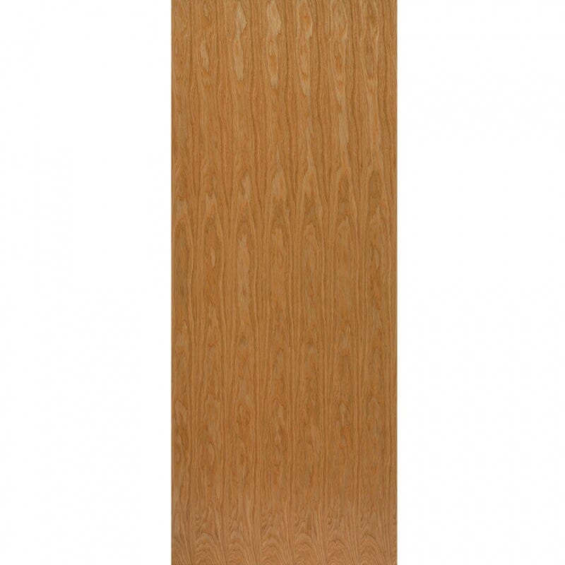 Flush Oak Fire Door Blank by JB Kind