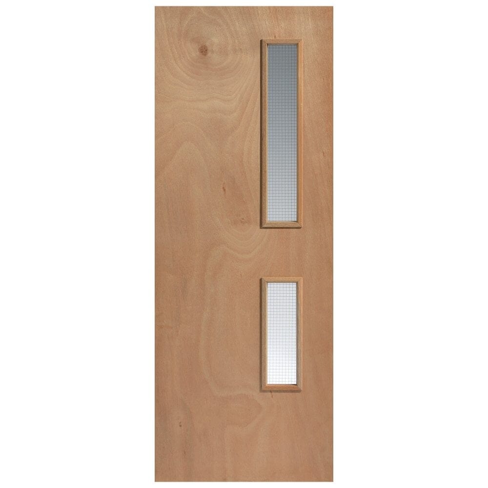 Paint Grade 2L Glazed Fire Door by JB Kind