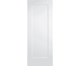 2040 x 726 x 44mm White Primed Shaker 1 Panel Fire Door