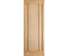 2040 x 726 x 44mm Lincoln Unfinished Oak Fire Door by LPD