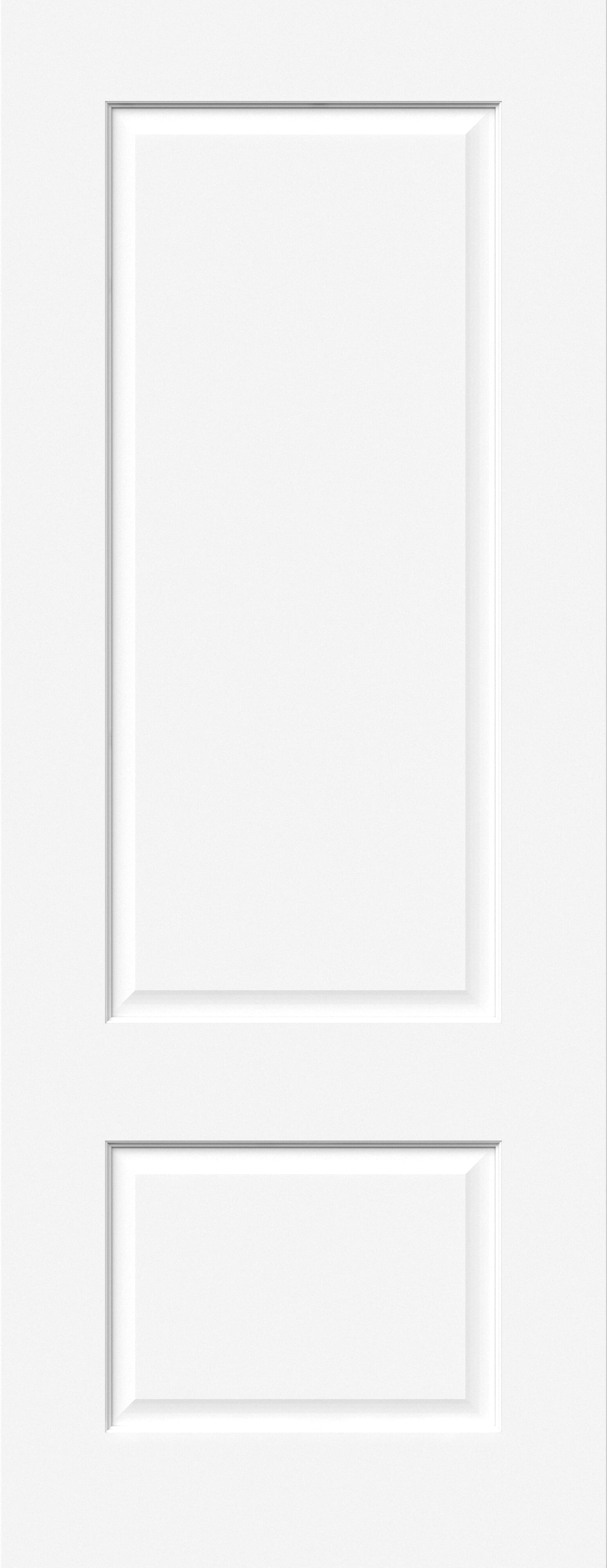 Grange 2 Panel White Fire Door