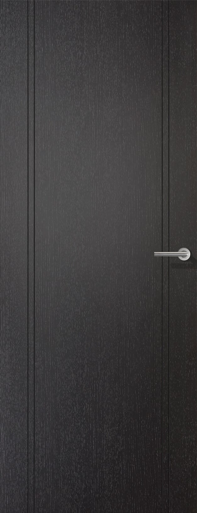 Monaco Black Laminate Fire Door