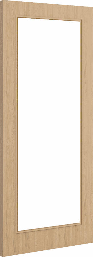Architectural Oak 05 Clear Glazed – Prefinished Fire Door Blank