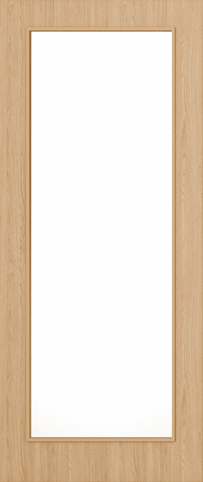 1981mm x 686mm x 44mm (27") Architectural Oak 05 Frosted Glazed - Prefinished FD30 Fire Door Blank