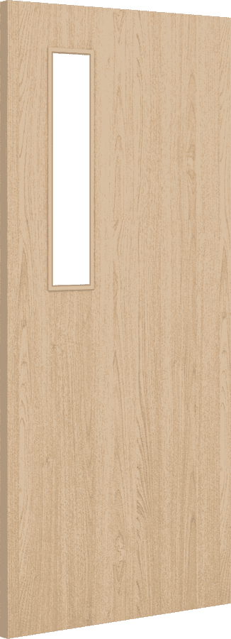 Architectural Oak 08 Clear Glazed – Prefinished Fire Door Blank