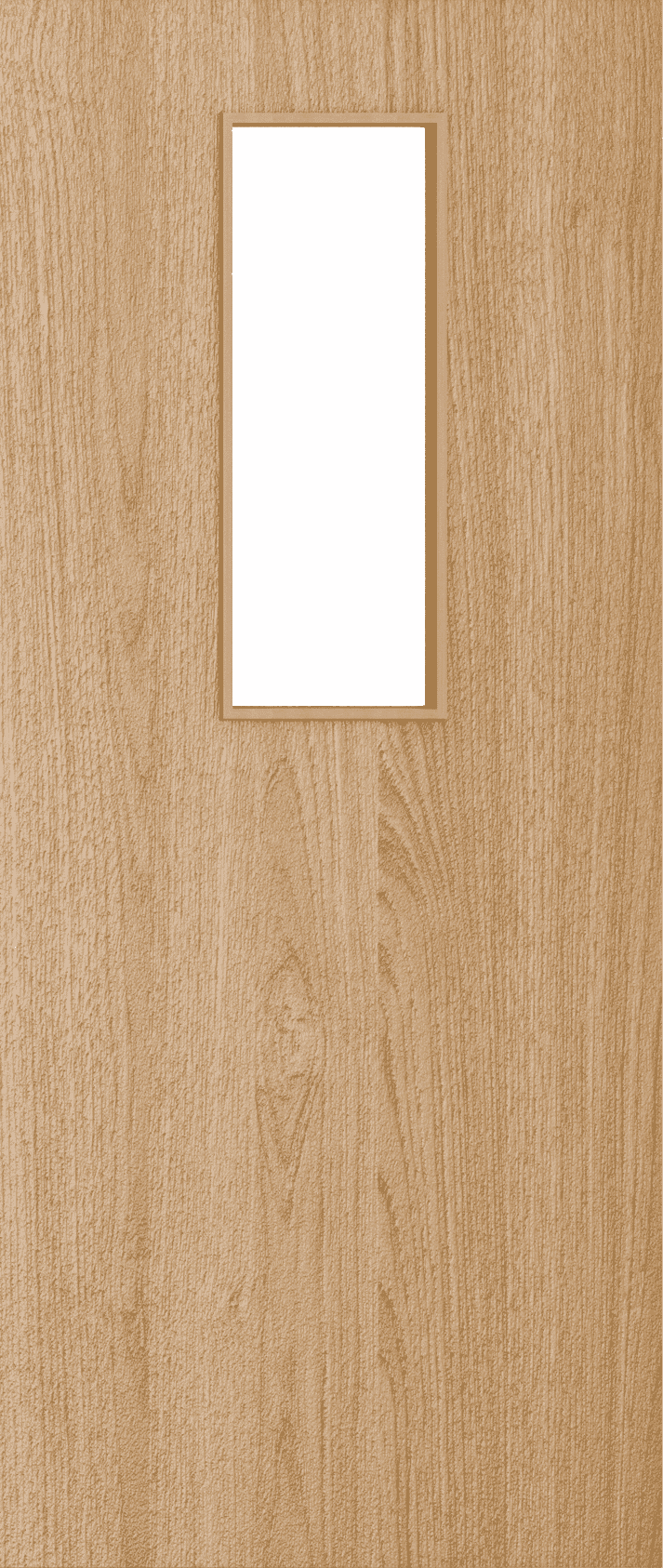 1981mm x 762mm x 44mm (30") Architectural Oak 14 Frosted Glazed - Prefinished FD30 Fire Door Blank