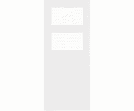 Architectural Paint Grade White 02 Clear Glazed Fire Door Blank